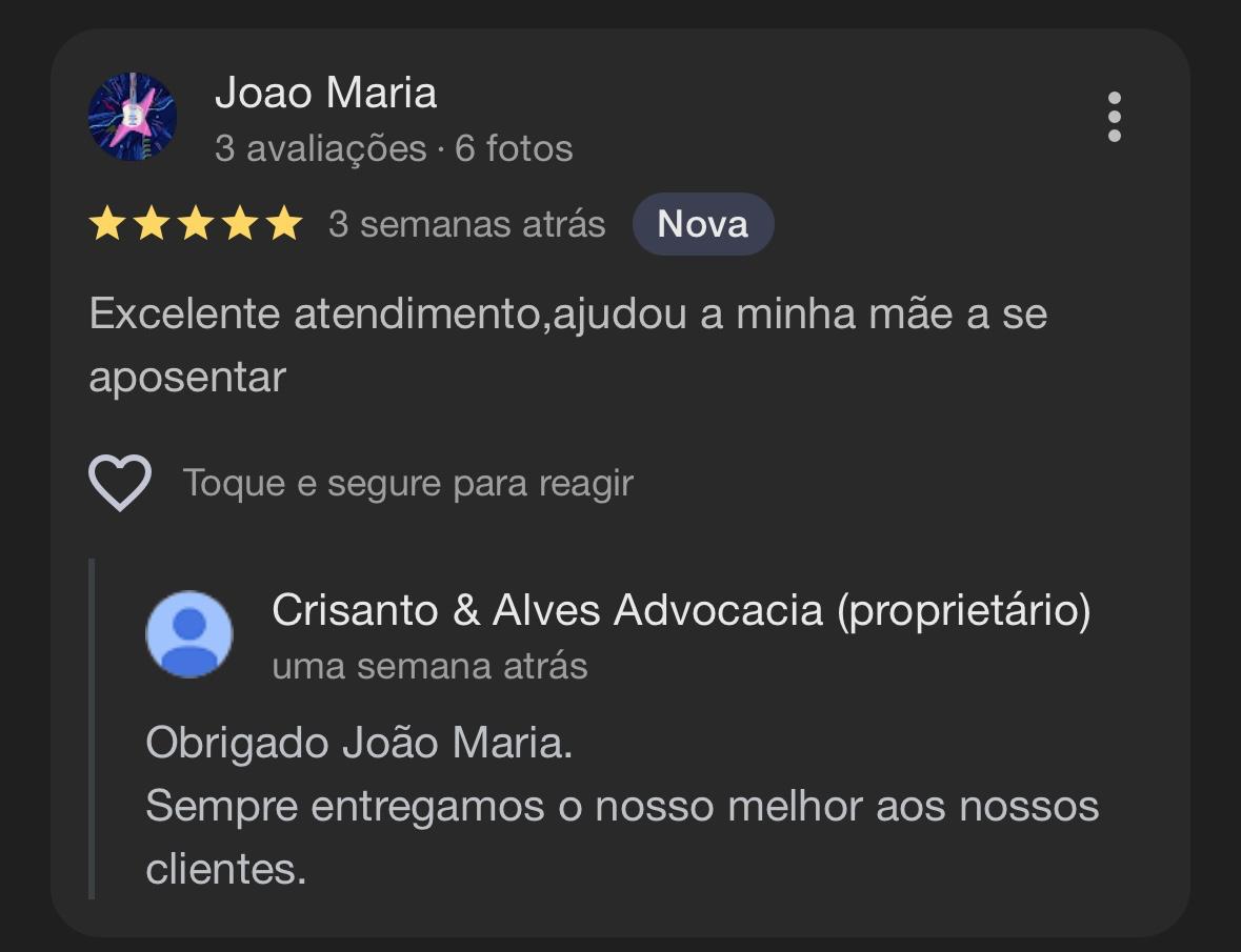 Depoimento João Maria